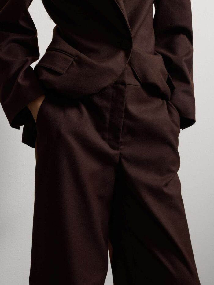 STEFANEL Wide-leg trousers Brown - Image 2