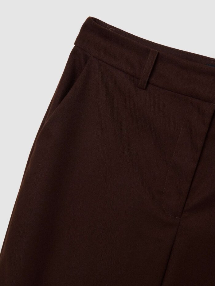 STEFANEL Wide-leg trousers Brown - Image 4