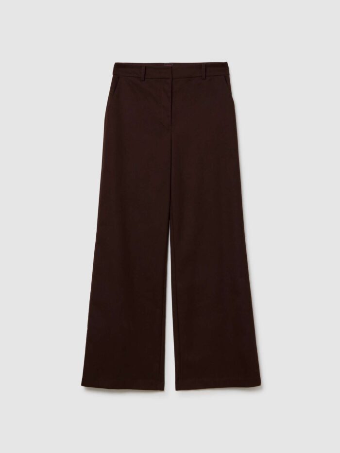 STEFANEL Wide-leg trousers Brown - Image 6