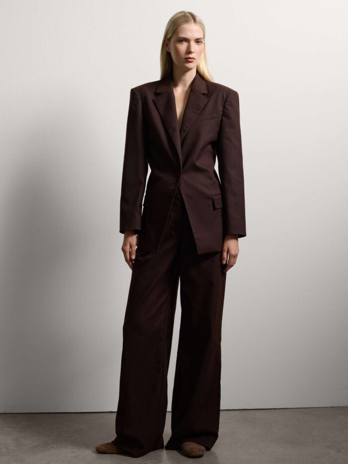 003568982_SL STEFANEL Wide-leg trousers Brown - Image 1