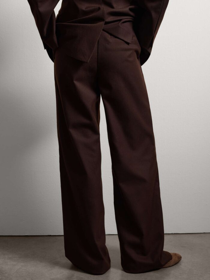 STEFANEL Wide-leg trousers Brown - Image 5