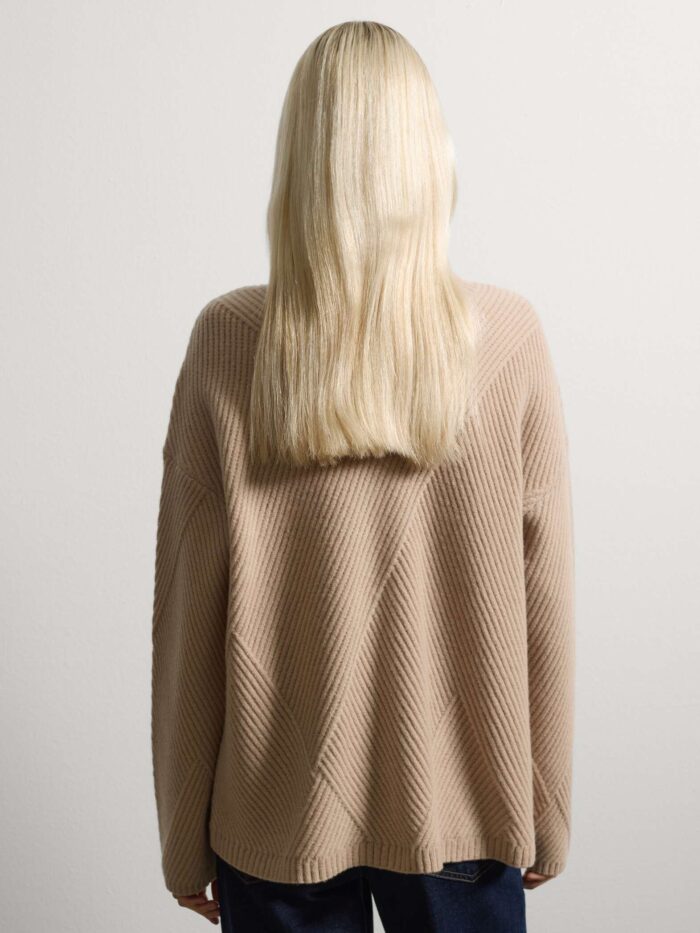 STEFANEL Jumper in pure wool Beige - Image 5