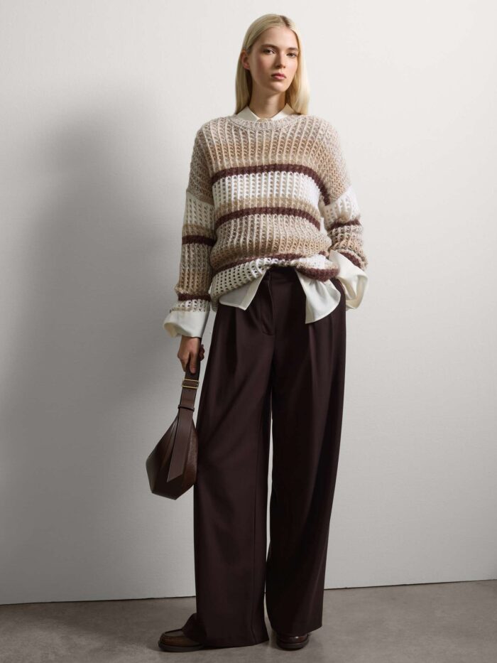 STEFANEL Genuine leather bag Brown - Image 4