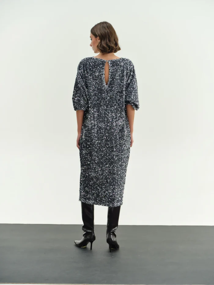 CHICARD  Sequin dress baggy Grey - Image 3