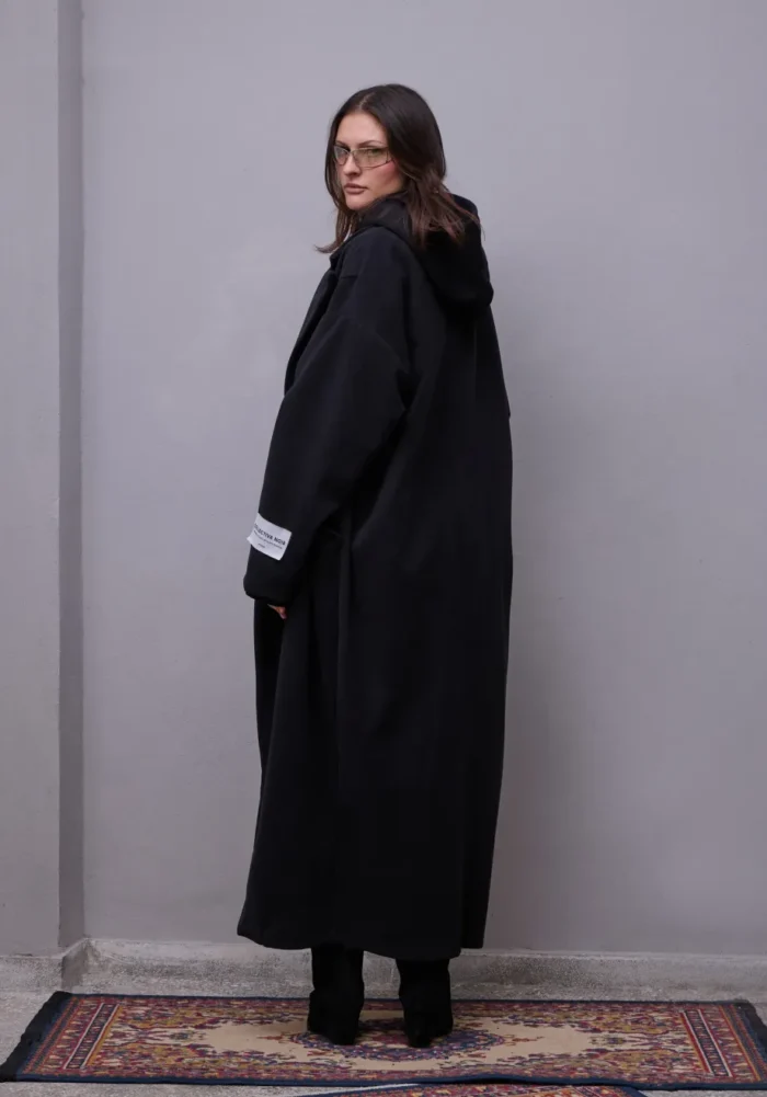 COLLECTIVA NOIR Sandy coat Black - Image 2