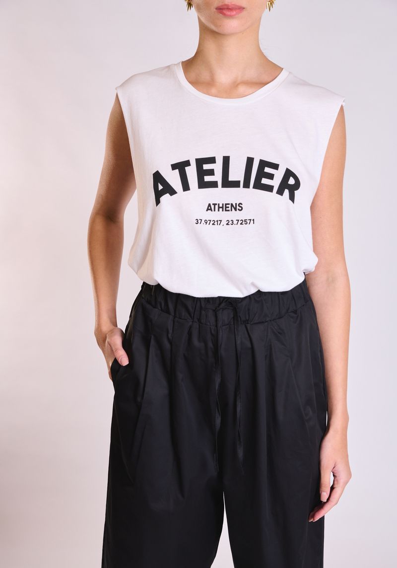 1vaBwMMw COLLECTIVA NOIR Atelier top White - Image 1