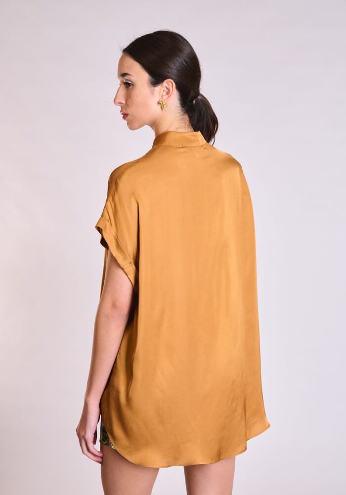 COLLECTIVA NOIR Clover shirt Camel - Image 5
