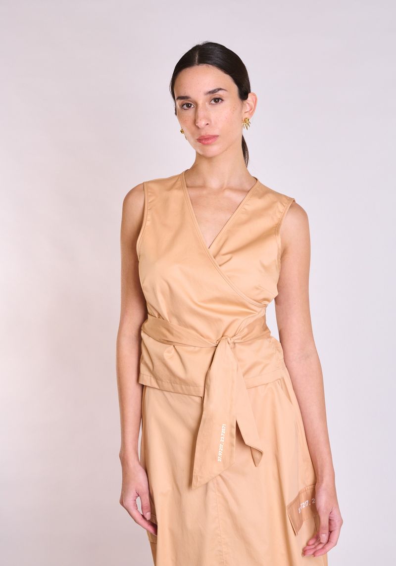 CCgmCGyw COLLECTIVA NOIR Orris top Beige - Image 1