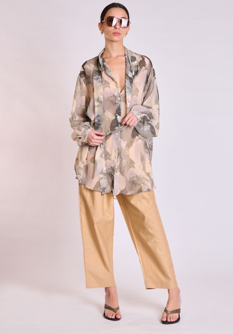 NY_uZaHA COLLECTIVA NOIR Taria shirt Oil - Image 1