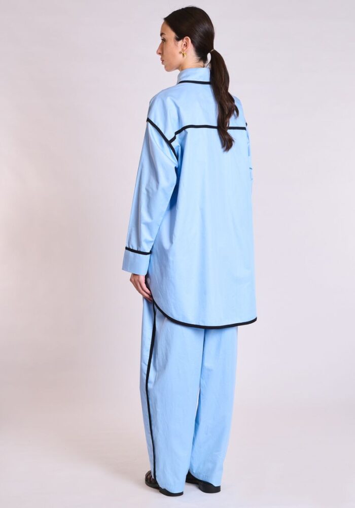 COLLECTIVA NOIR Miste shirt Blue - Image 3