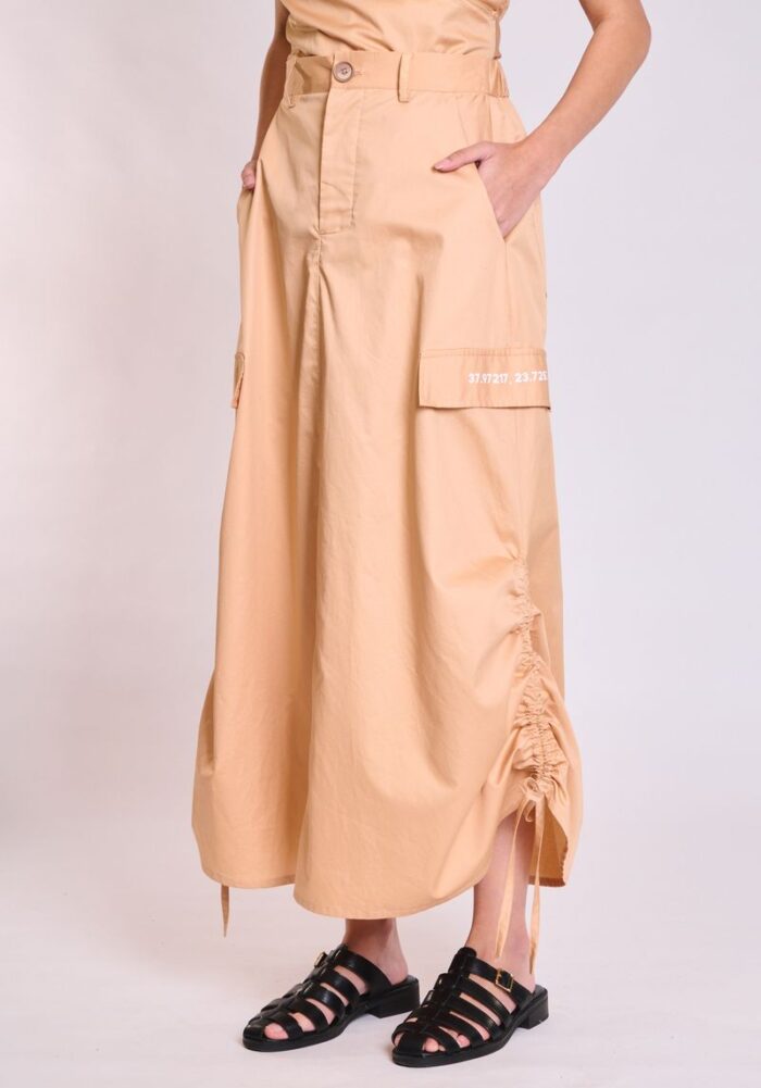 COLLECTIVA NOIL Onda skirt Beige - Image 2