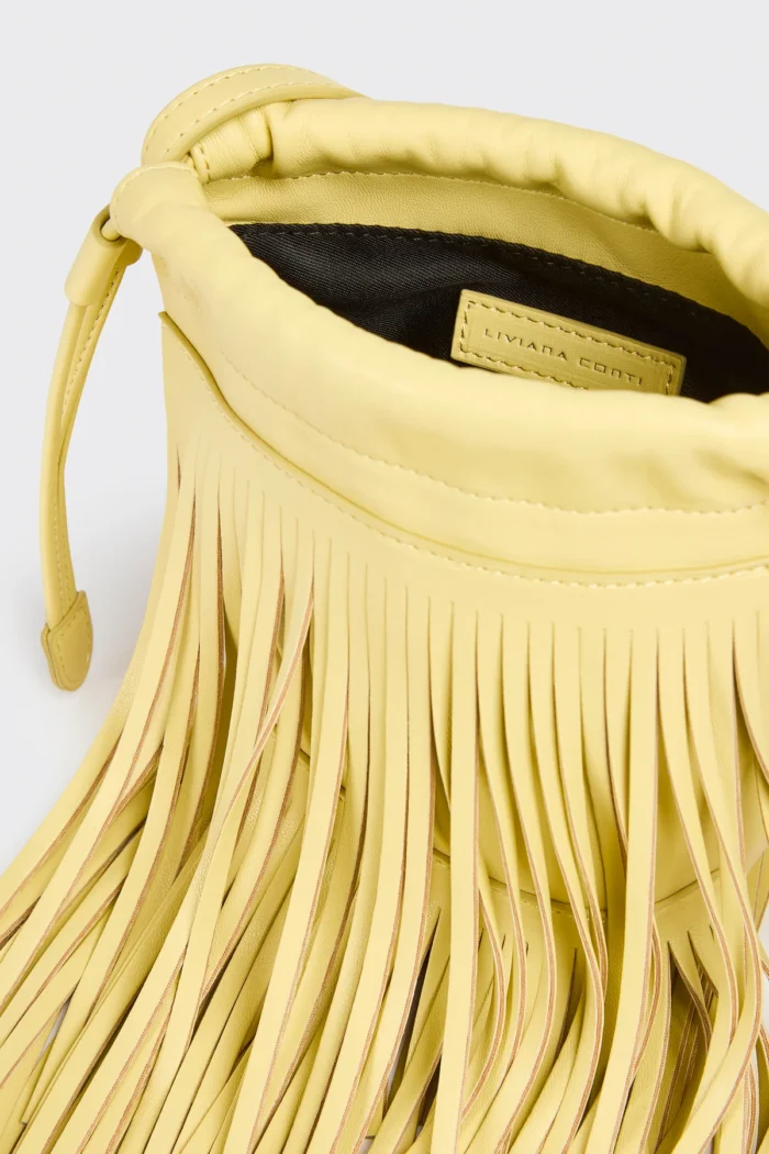 LIVIANA CONTI Ebony bucket bag Saffron - Image 4