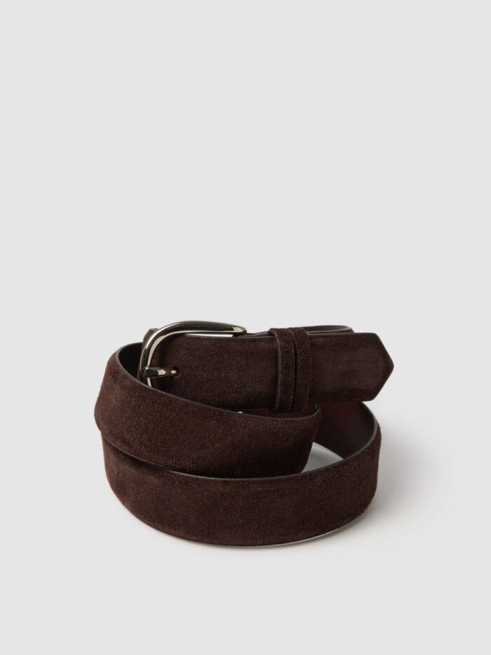 STEFANEL Genuine leather belt Brown - Image 2