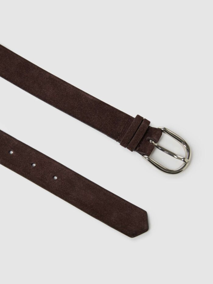 STEFANEL Genuine leather belt Brown - Image 3