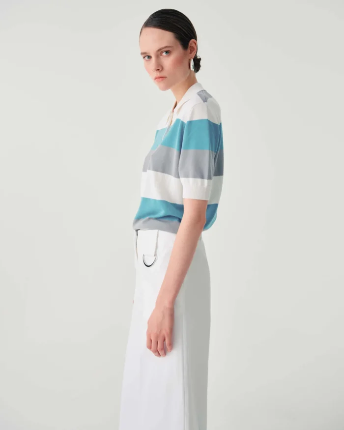 BEATRICE Wide-leg trousers with metal detail - Image 3