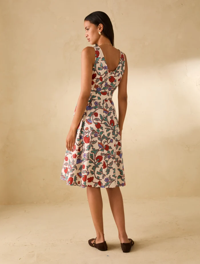 PENNY BLACK Fit & flare poplin dress Wite - Image 3