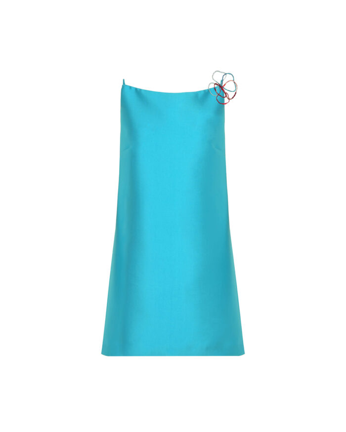 BEATRICE Short dressbVerde acqua - Image 3