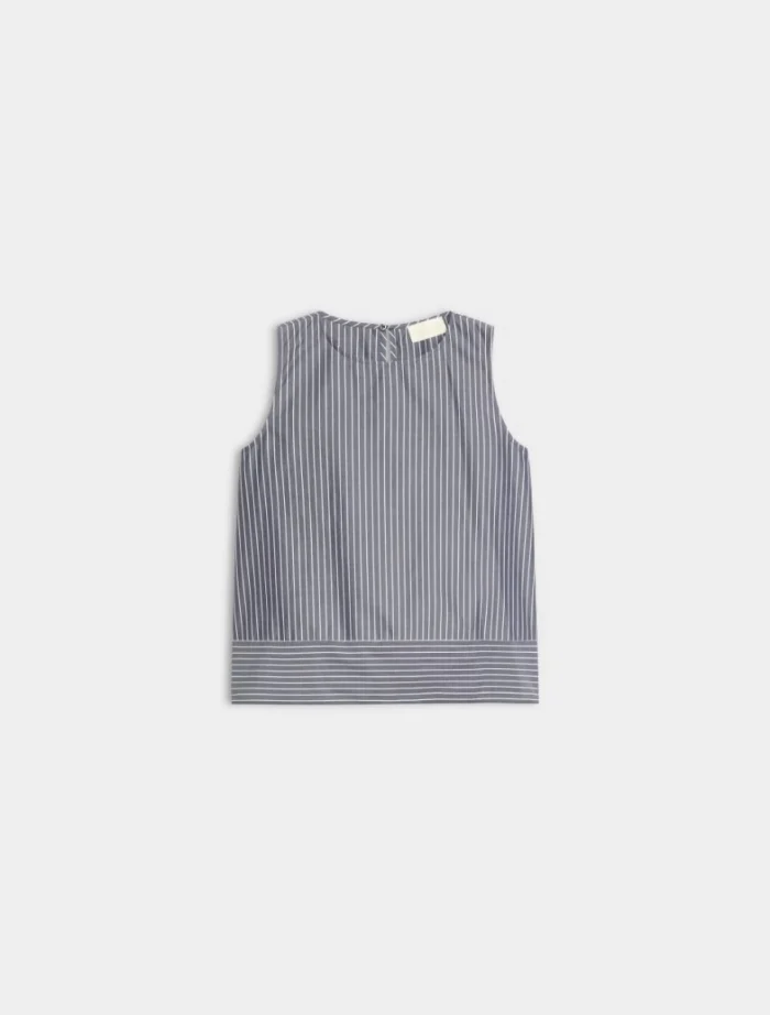 i BLUES Flounce top Navy - Image 5