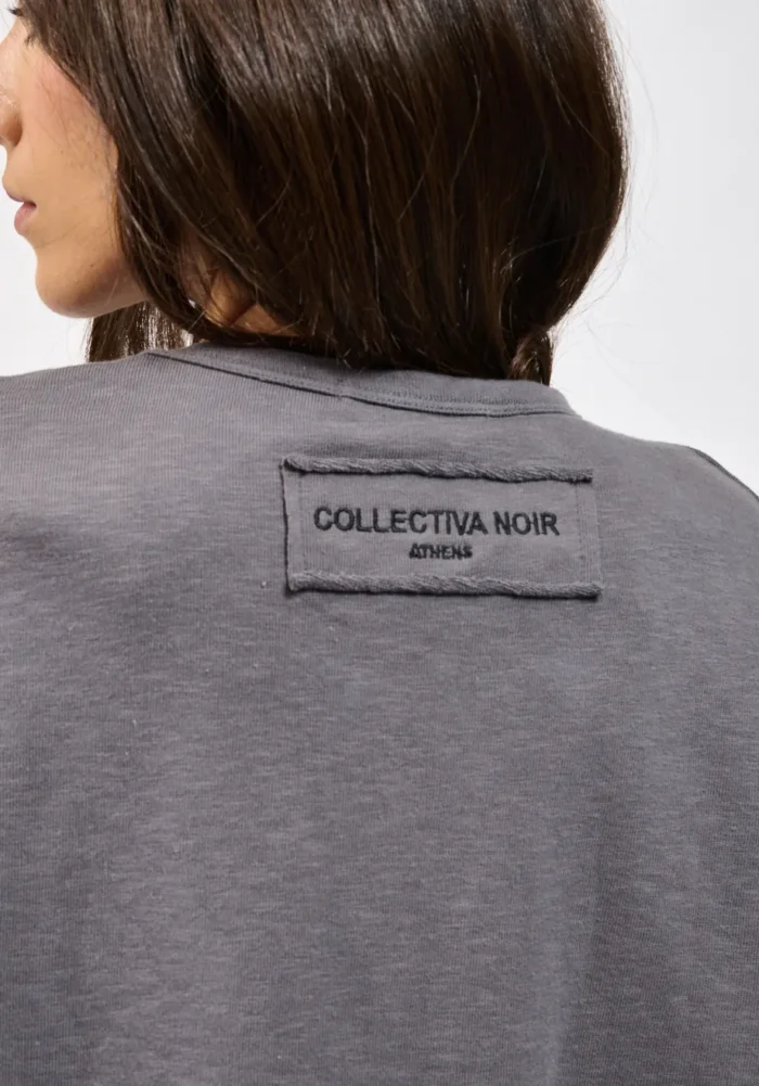 COLLECTIVA NOIR Char top Grey - Image 2