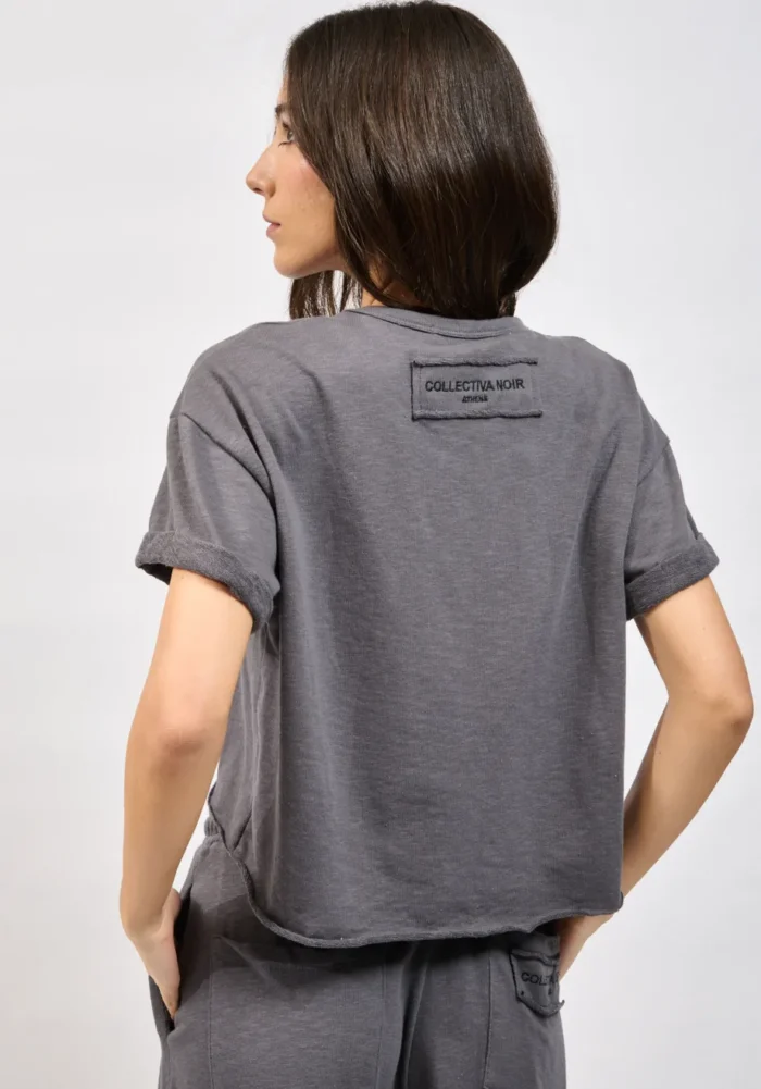 COLLECTIVA NOIR Char top Grey - Image 3