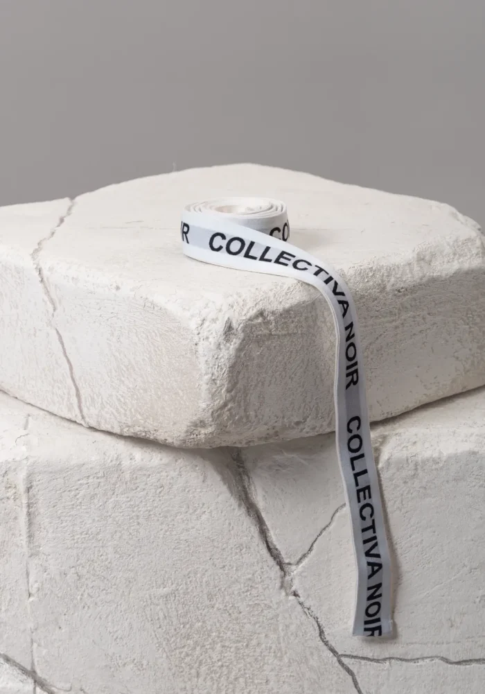 COLLECTIVA NOIR Cv logo belt White - Image 2