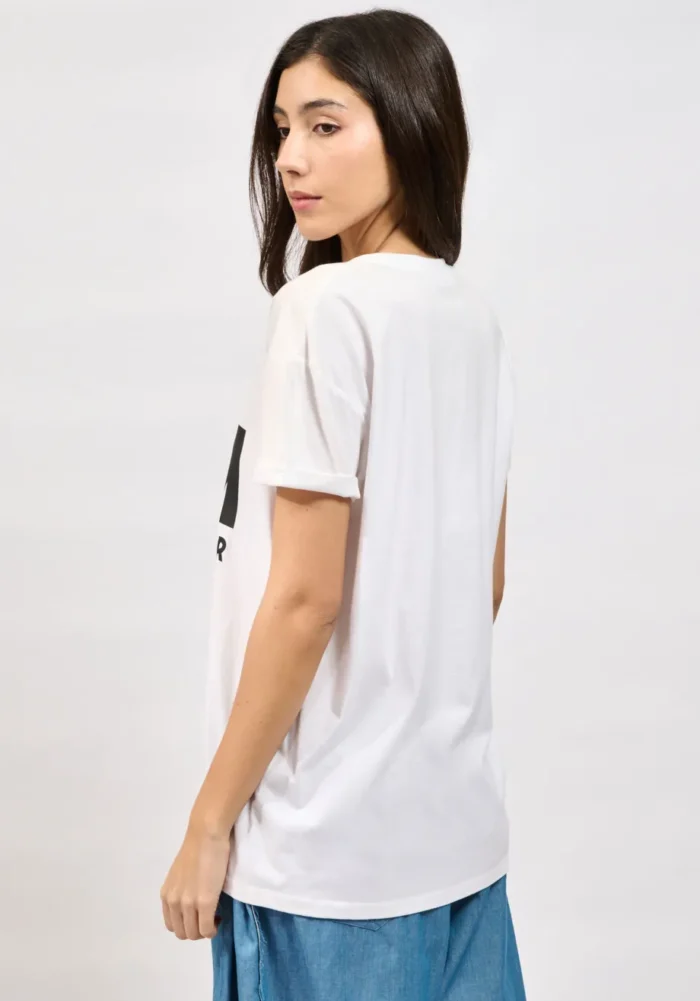 COLLECTIVA NOIR I am bold tee White - Image 2