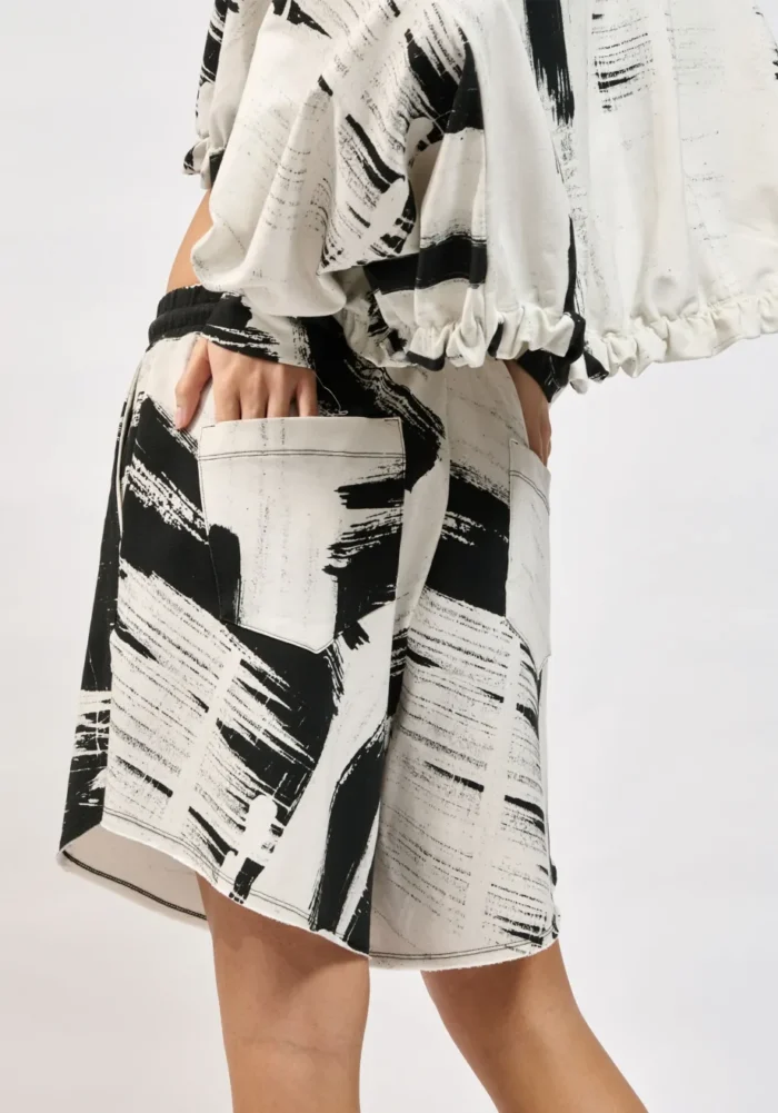 COLLECTIVA NOIR Loom bermuda Black - Image 2