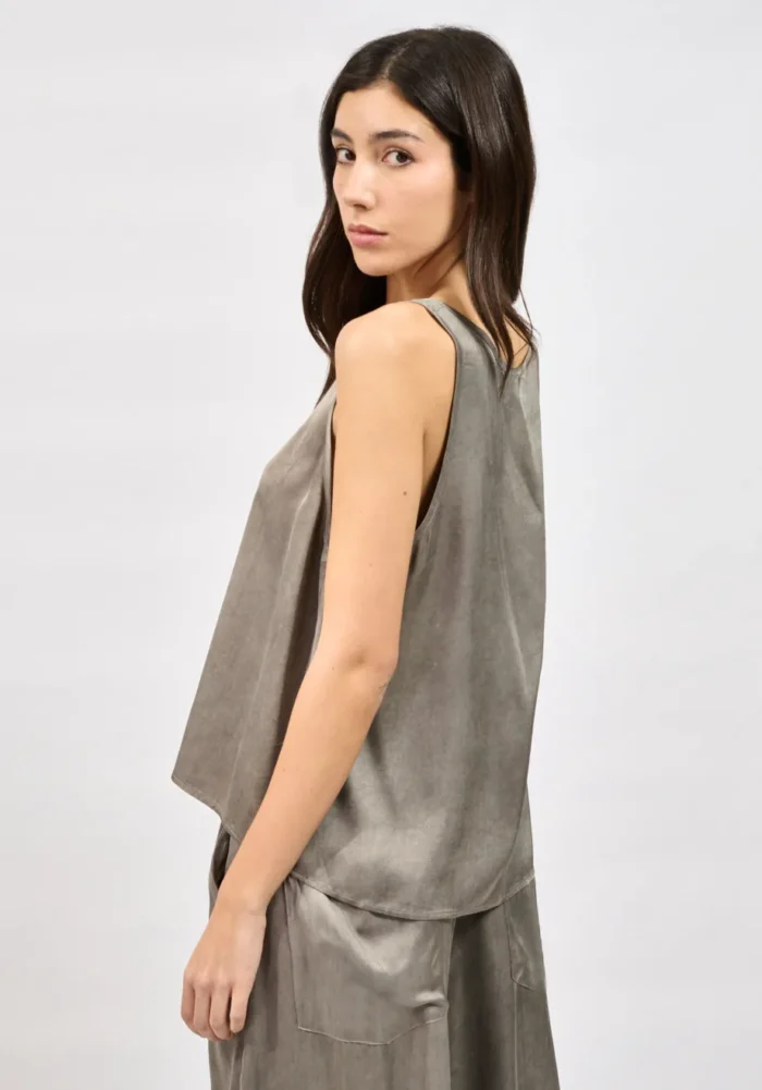 COLLECTIVA NOIR Lunaria top Grey - Image 2