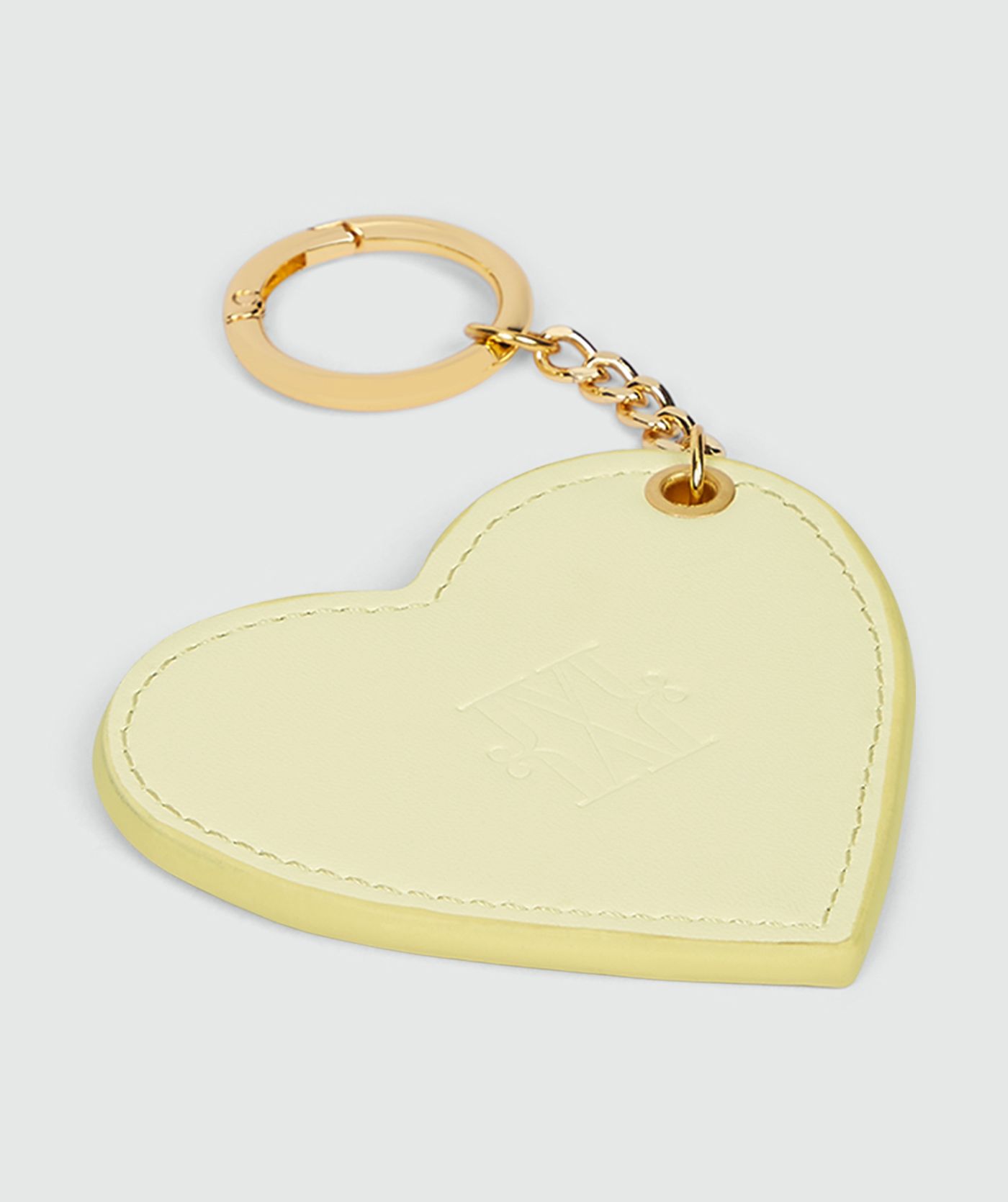 iza_butter-yellow_jv-2602-1807-613_spring-26-drop-2_acc_001 JOSH-V IZA Keychain With Mirror Beige - Image 1