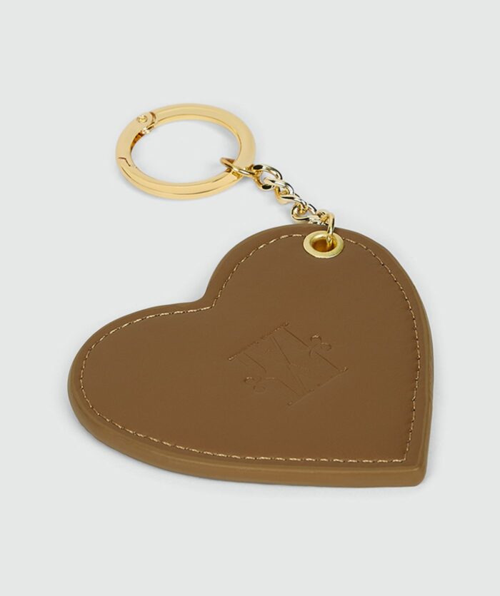 JOSH-V IZA Keychain With Mirror - Mid Brown - Image 3