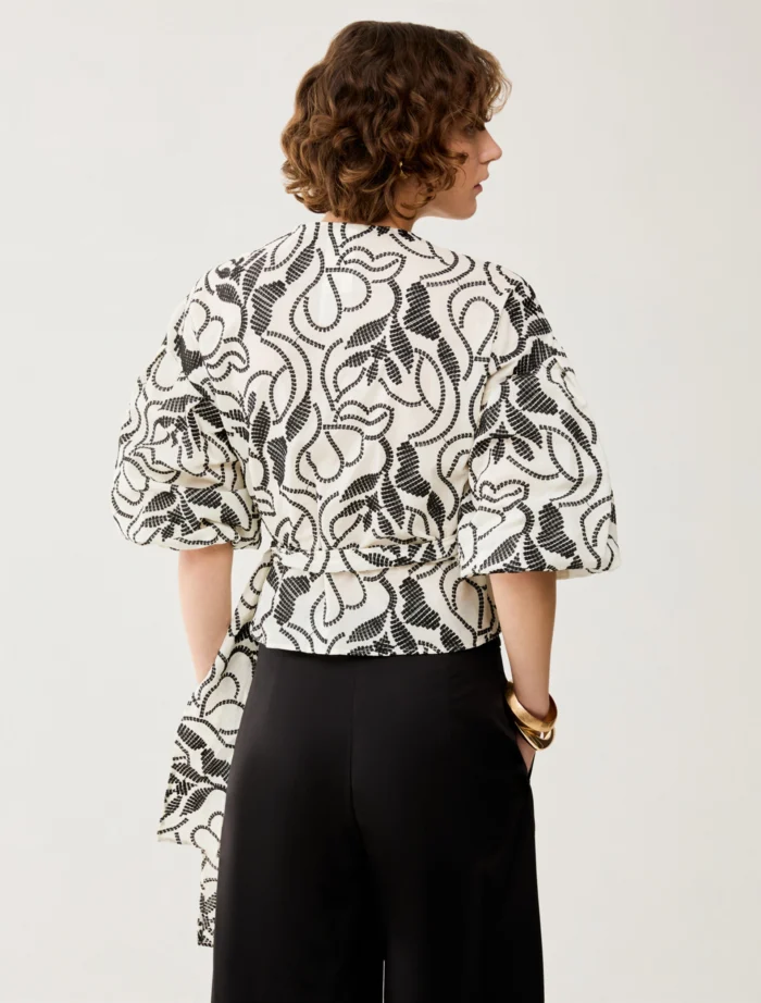 PENNY BLACK Blouse In Embroidered Muslin Ivory - Image 5
