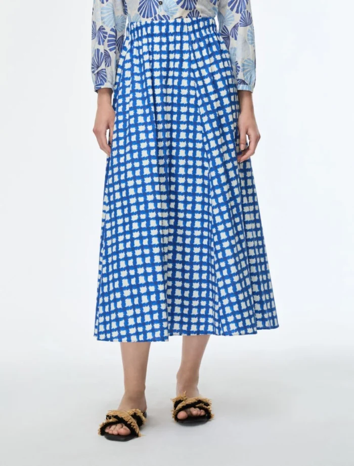 i BLUES Printed skirt Ice - Image 3