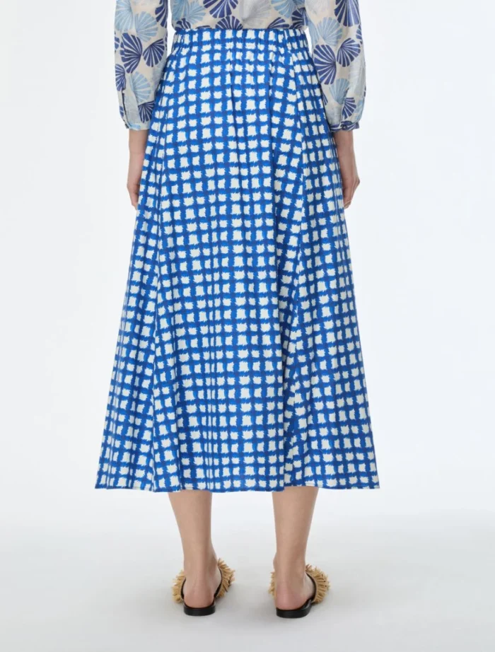 i BLUES Printed skirt Ice - Image 4