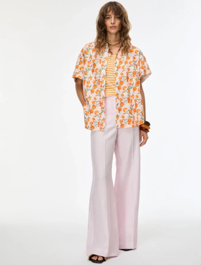 i BLUES Cotton shirt Pink - Image 5