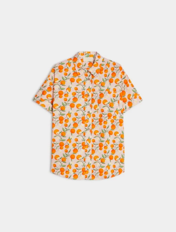 i BLUES Cotton shirt Pink - Image 6