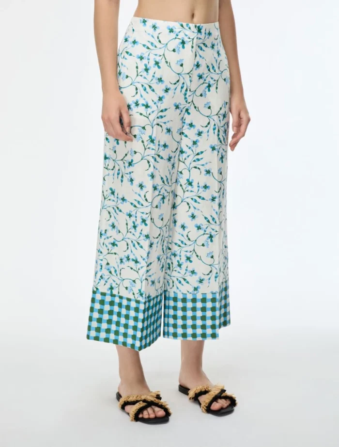 i BLUES Printed trousers Ivory - Image 2