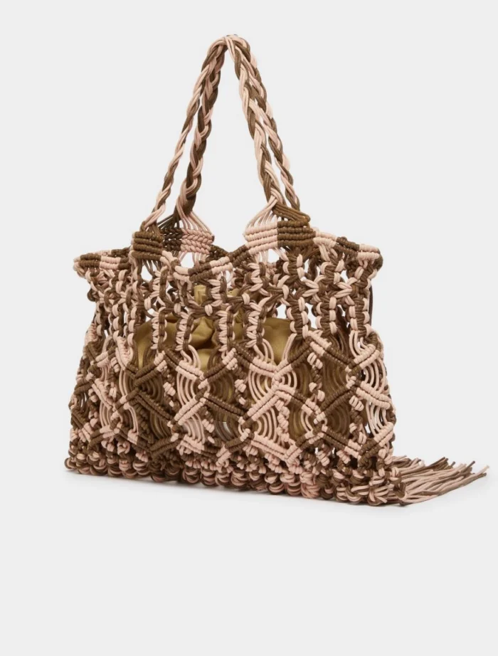 i BLUES Woven bag Pink - Image 3