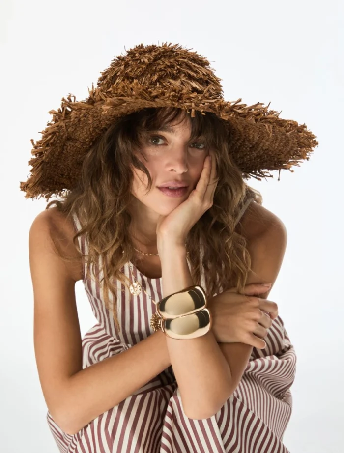 i BLUES  Wide-brimmed hat  Brown - Image 2