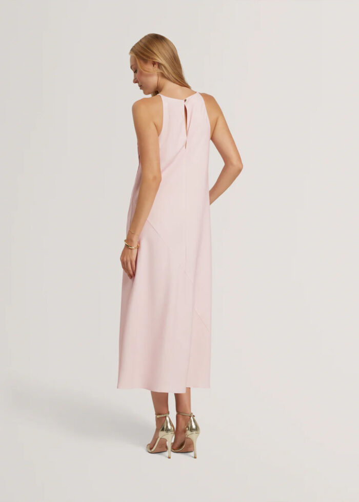 Lowela Floral Print Halter Neck Midi Dress Pink - Image 6