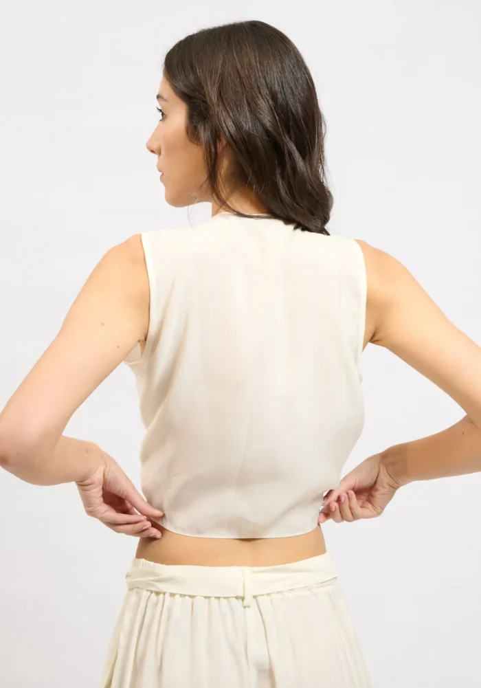 COLLECTIVA NOIR Dusk vest White - Image 3