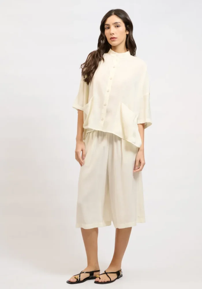 COLLECTIVA NOIR Ochre shirt White - Image 4