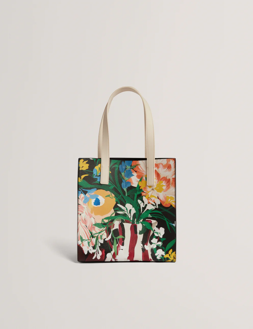 S284100_BOUCONI_MULTICOL_1_2b3d7676-4443-465d-879e-7a9208ddfa0e TED BAKER BOUCONI Floral Bouquet Printed Small Icon Bag - Image 1