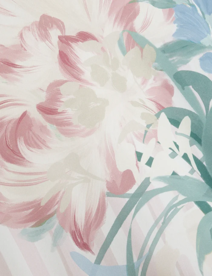 TED BAKER Pavonia Printed Woven Front Tank Top Pink - Image 5