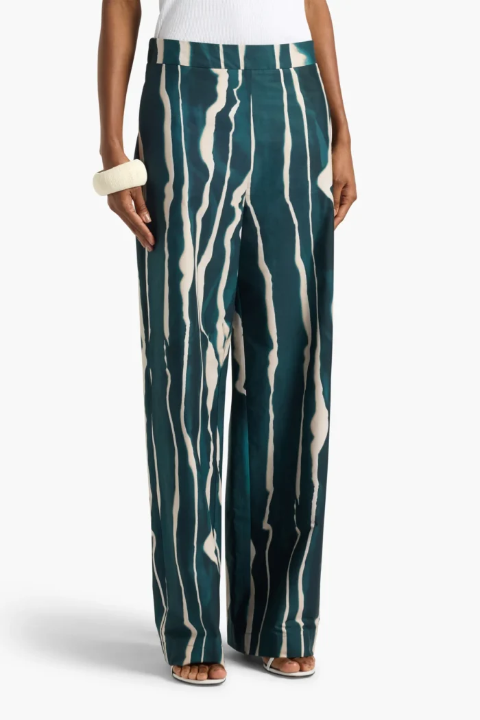 LIVIANA CONTI Cesira trousers Seashell fir/ecru - Image 2