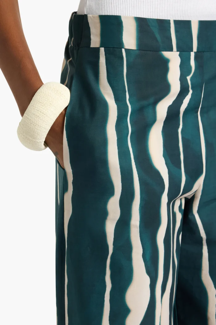 LIVIANA CONTI Cesira trousers Seashell fir/ecru - Image 3