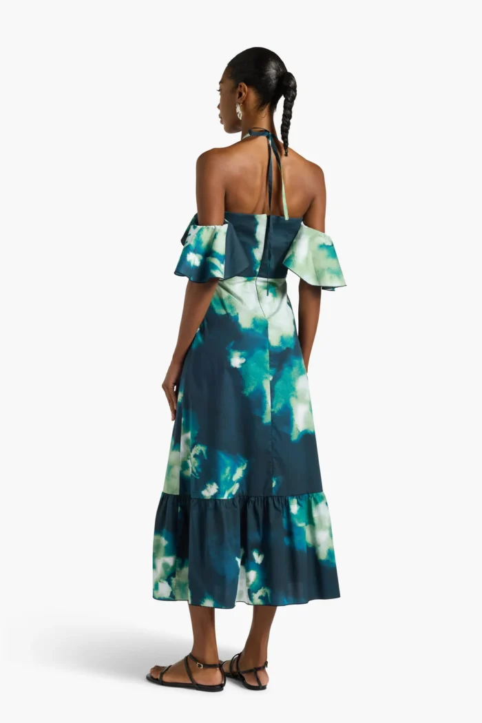 LIVIANA CONTI Raisa dress Macro flower night - Image 3