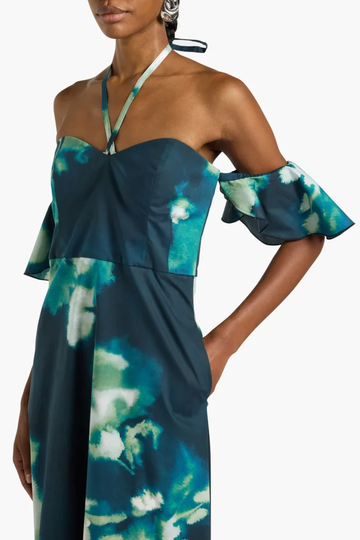 LIVIANA CONTI Raisa dress Macro flower night - Image 2