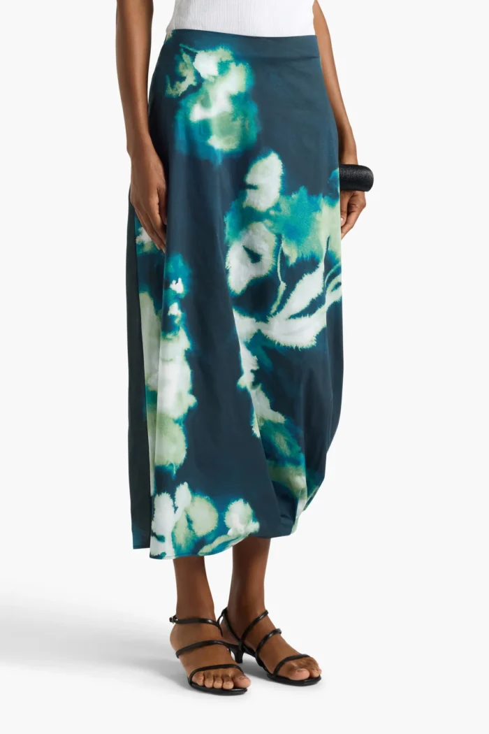 LIVIANA CONTI Faede skirt Macro flower night - Image 2