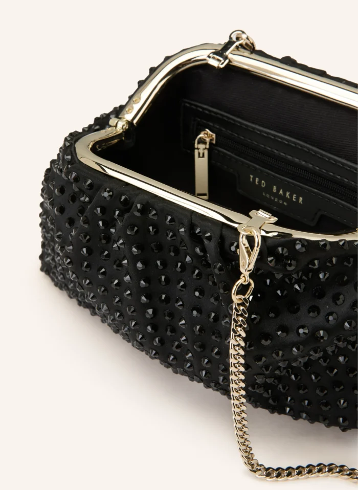 TED BAKER Hilarie Crossbody Bag with Rhinestones Black - Image 3