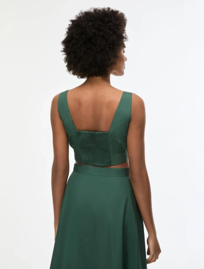 i BLUES Criss-Cross Top Green - Image 3